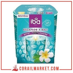 Bougie parfumé Photophore escapade à bali iba 150 g