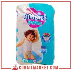 Couches bébé culottes Canbebe N 06 (+16 kg) 10 couches