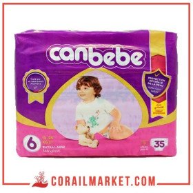 Couches bébé  Canbebe N 06 (+16 kg) 35 couches