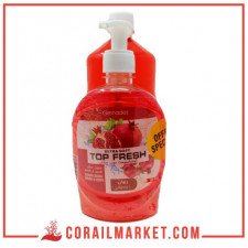 Savon liquide aromatisé top fresh 500 ml+ 1000 ml