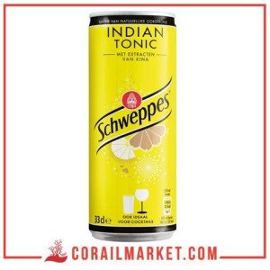 Boisson gazeuse goût tonic schweppes 33 cl