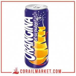 Boisson gazeuse avec pulpe d’orange orangina 330 ml