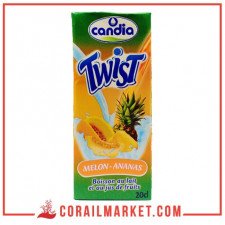 Boisson au lait melon ananas twist Candia 20 cl