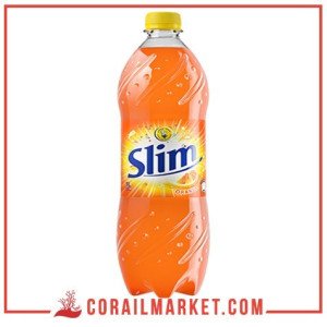 Boisson gazeuse goût orange Slim 2 L