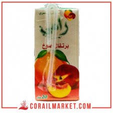عصير بذوق البرتقال و الخوخ رامي 20 سل