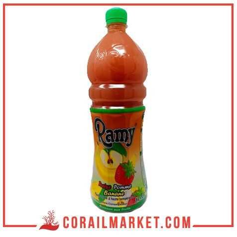Jus fraise pomme banane Ramy 1.25L Jus fraise pomme banane Ramy 1.25L