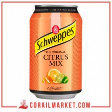 Boisson gazeuse citrus mix Schweppes 330 ml