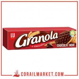 biscuit aux chocolat noir granola lu 195 g