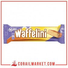 GAUFRETTES AU crème enrobé de chocolat waffelini milka 31g