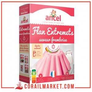 Flan entremets framboise ancel 200 g