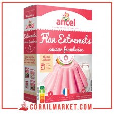 Flan entremets framboise ancel 200 g