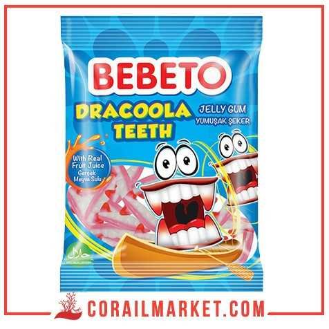 حلوى جيلي اسنان دراكولا بيبيتو 80 غ حلوى جيلي اسنان دراكولا بيبيتو 80 غ