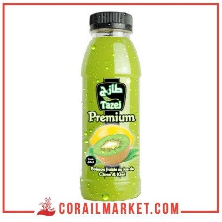 Boisson fruitée au jus de citron et la saveur de kiwi Tazej 33 cl