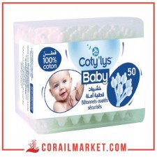 Bâtonnets ouatés coty lis 200 bâtonnets
