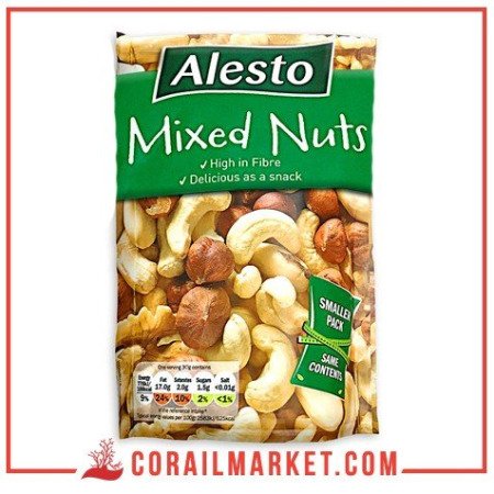 mélange de fruits secs (noisette,noix de cajou,noix,amande) alesto  200 g