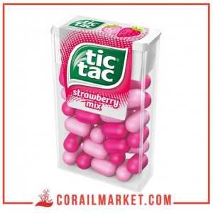 bonbons gout fraise tic tac 18 g