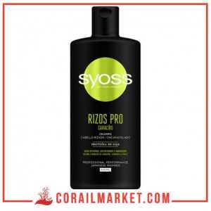 Shampoing cheveux bouclés protéines de soja rizos pro syoss 440ml