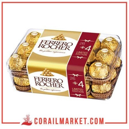 CHOCOLAT  FERRERO ROCHER 30 pièces