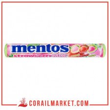 Bonbons tendres goût strawberry mix mentos 38 g