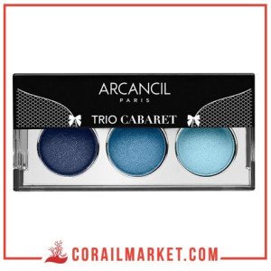 Fards à paupières Arcancil Trio Cabaret N° 003 Bleu Drama