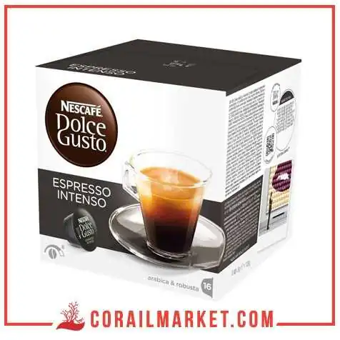 café en capsule Nescafé Dolce Gusto ESPRESSO INTENSO 16 p café en capsule Nescafé Dolce Gusto ESPRESSO INTENSO 16 p