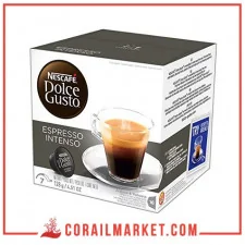 café en capsule Nescafé Dolce Gusto ESPRESSO INTENSO 16 p