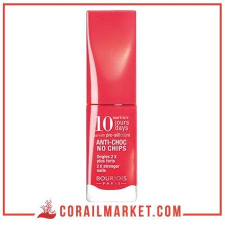 Vernis à ongles Bourgois 10 jours anti-choc N°16 Orange