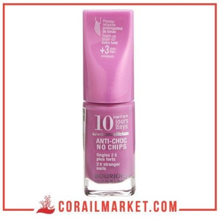 Vernis à ongles Bourgois 10 jours anti-choc N°26 Rose