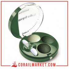Trio d’ombres à paupières Bourgeois Smoky eyes N° 14 Vert jungle