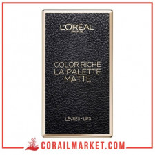 Palette de rouge à lèvres Color Riche Matte Bold L’Oréal Paris