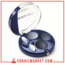 Trio d’ombres à paupières Bourgeois Smoky eyes N° 11 Bleu Jean