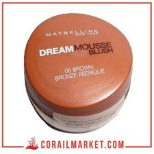 Fard à joues blush Maybelline Dream Mousse Blush N°06 Brown