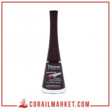 طلاء أظافر بورجوا 1 سوكوند رقم 9 بلاك بوربل