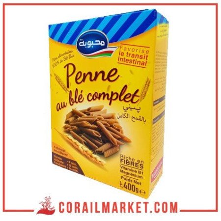 pate penne au blé complet mahbouba  400 g