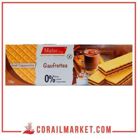 غوفريط ذوق كابتشينو بدون غلوتين ماداس فري 120غ غوفريط ذوق كابتشينو بدون غلوتين ماداس فري 120غ