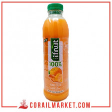 Jus d’orange mandarine carotte 100% sans sucre ajouté ifruit 750 ML