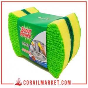 اسفنجة للفرك سكور باور 2قطع