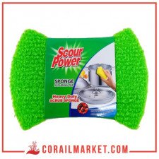 Éponge à récurer scour power sms201-125 2 pièces