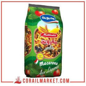 pâtes aux légumes  fusilli Mahbouba 400 g