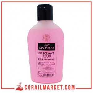 Dissolvant vernis à ongles soft optimum 80 ml