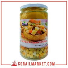 Macédoine de légumes et artichauts viter 800 G