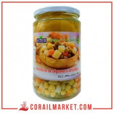 Macédoine de légumes et artichauts viter 800 G