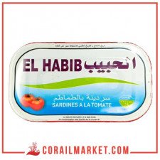سردين بصلصة الطماطم الحبيب 125 غ