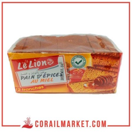 Pain d'épices au miel le lion 250 g