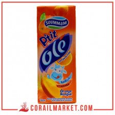 boisson lacté orange mangue p'TIT olé soummam 180 ml