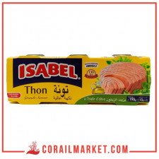 تونة ازابيل بزيت الزيتون 3×65 غ