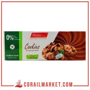 Cookies goût noix de coco sans gluten madas free 120 g