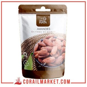 Amandes  grillées & salées  raya nuts 100 g