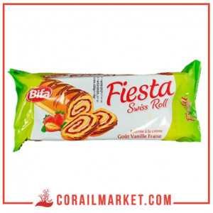 مادلين سويس رول بكريمة الفانيلا زو الفراولة فييستا بيفا 220غ