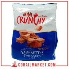 Gaufrettes fourré au crème cacao mini crunchy 180 g